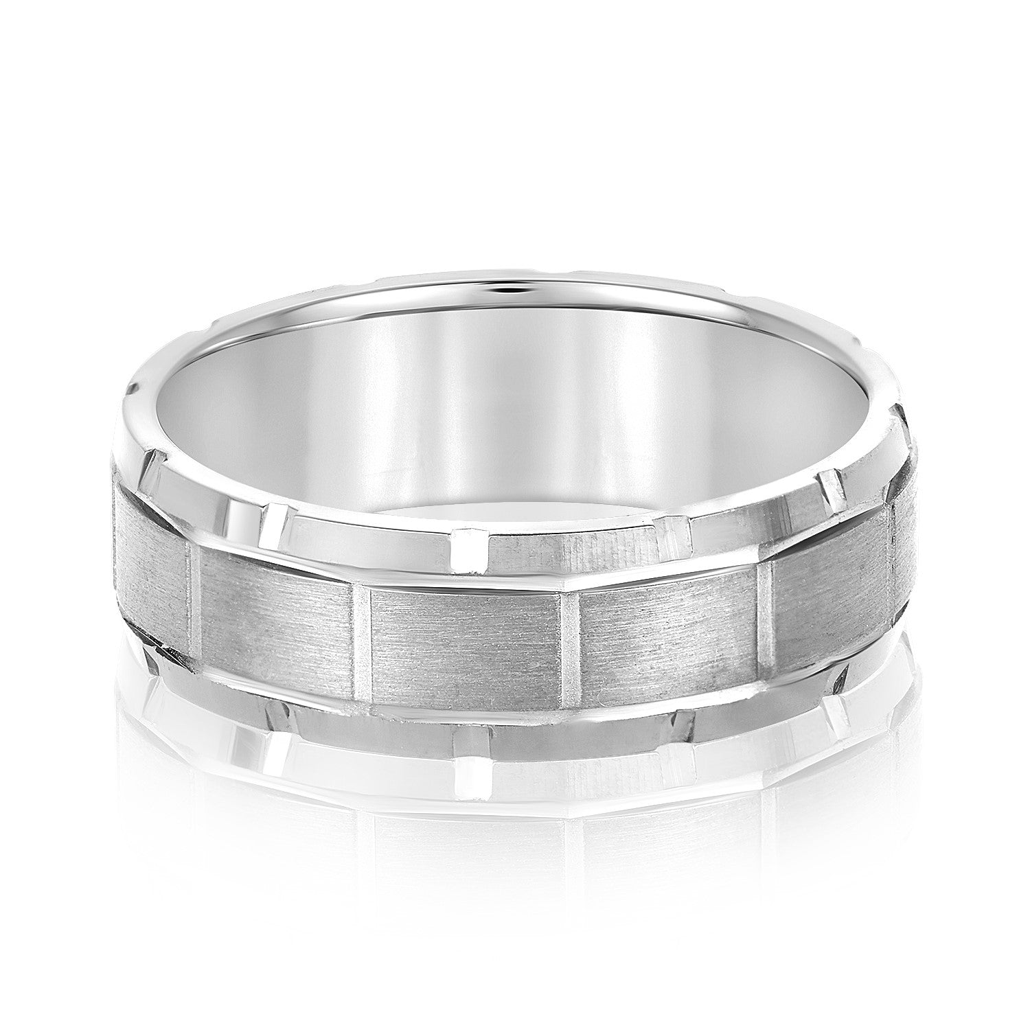 Geometric Glory Watch Chain Inspired Men’s Band-VIRABYANI